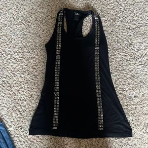 Tank top with studs